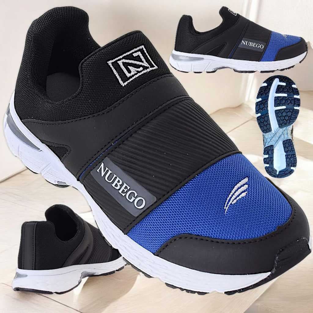 tênis masculino e feminino academia slip on calce fácil tenis casual caminhada longas