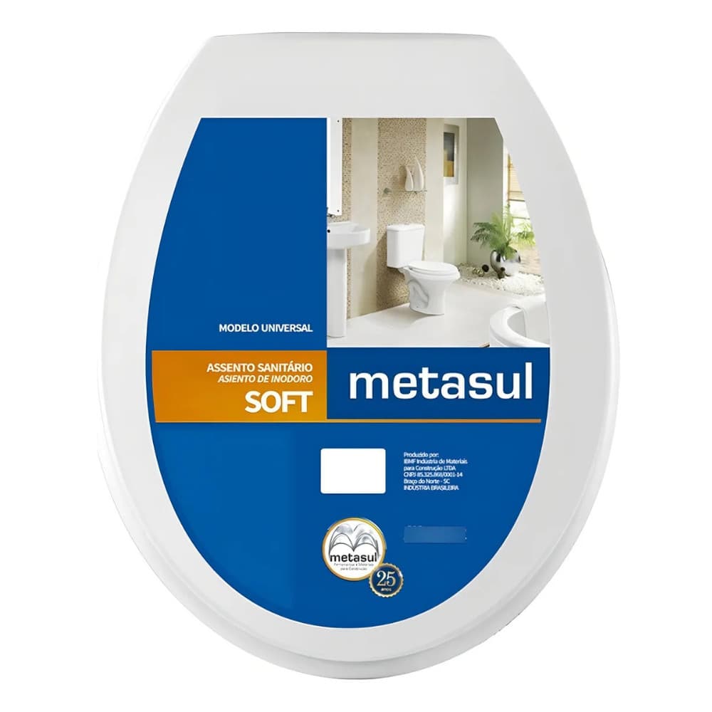 Assento Sanitario Para Vaso Soft - Metasul