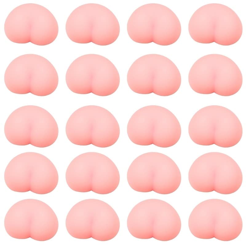 blg Portátil Rosa Pêssego Brinquedo Para Alívio Do Estresse Design Engraçado Duráve