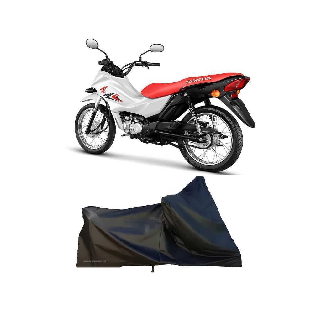 Capa Cobrir Moto Anti Risco Proteçao Uv Impermeável Para Honda Pop 100 / 110