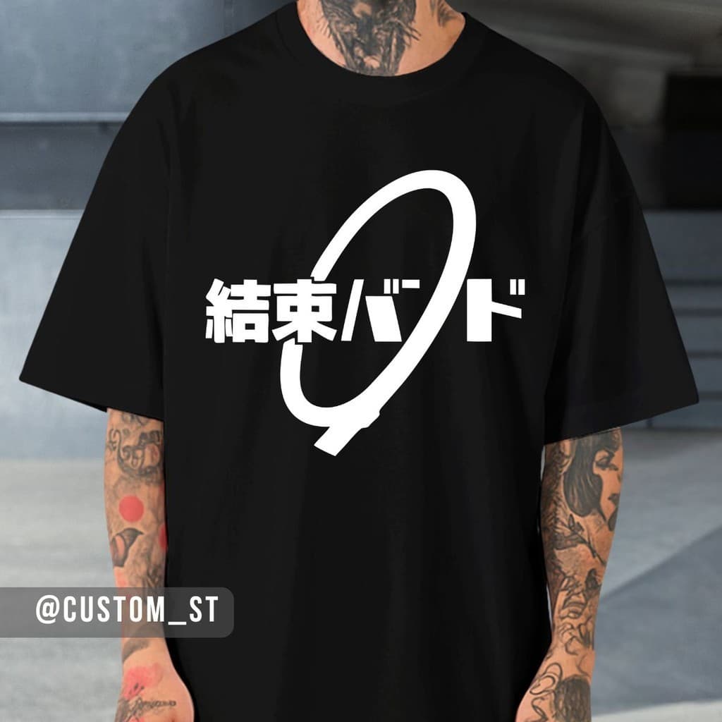 Camiseta Hitori Goto Bocchi The Rock Simbolo Kessoku Band Anime Guitarrista Otaku Nijika Ijichi