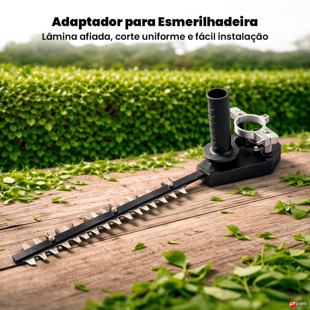 Adaptador De Esmerilhadeira Ângulo Máquina De Poda Jardim Ferramenta Aparador De Sebes