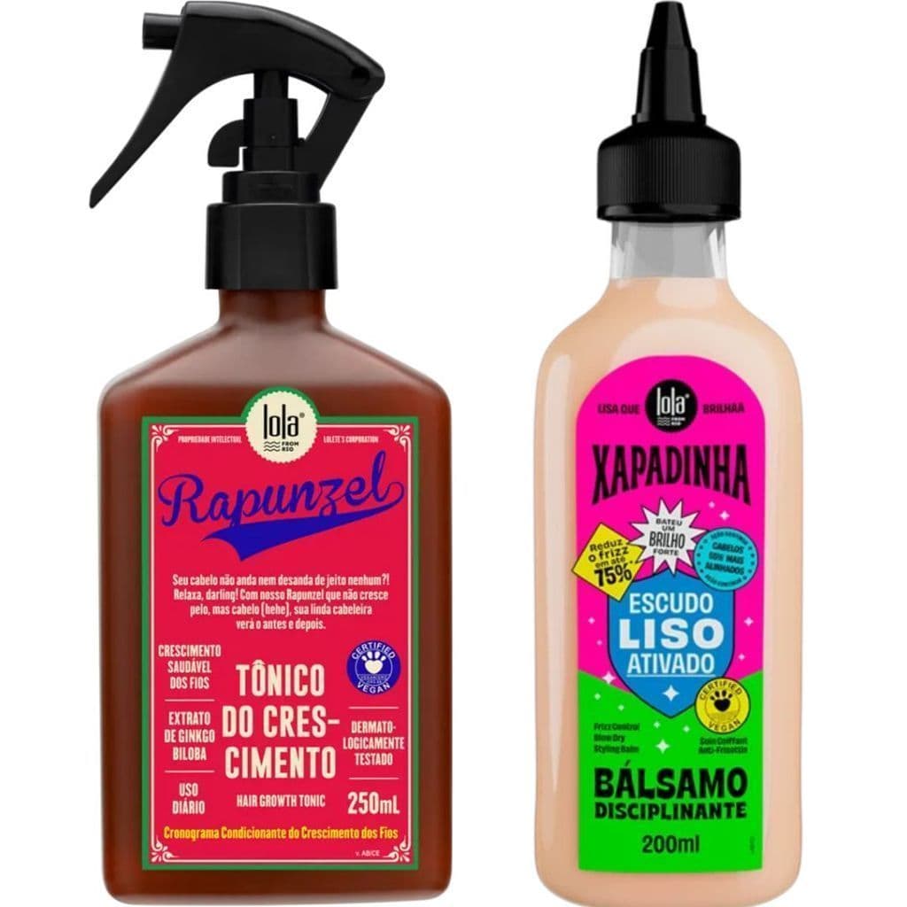 Kit Tônico Rapunzel 250ml+ Bálsamo Xapadinha 200ml