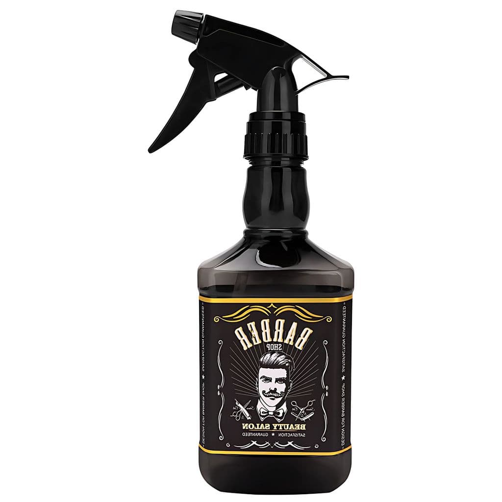 Borrifador Pulverizador Jato de Agua 400ml Preto Fume