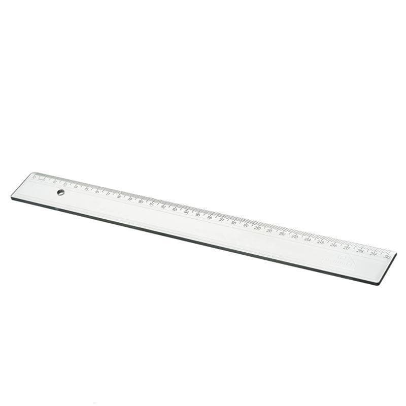 Régua poliestireno 30 cm Cristal 981 Acrimet