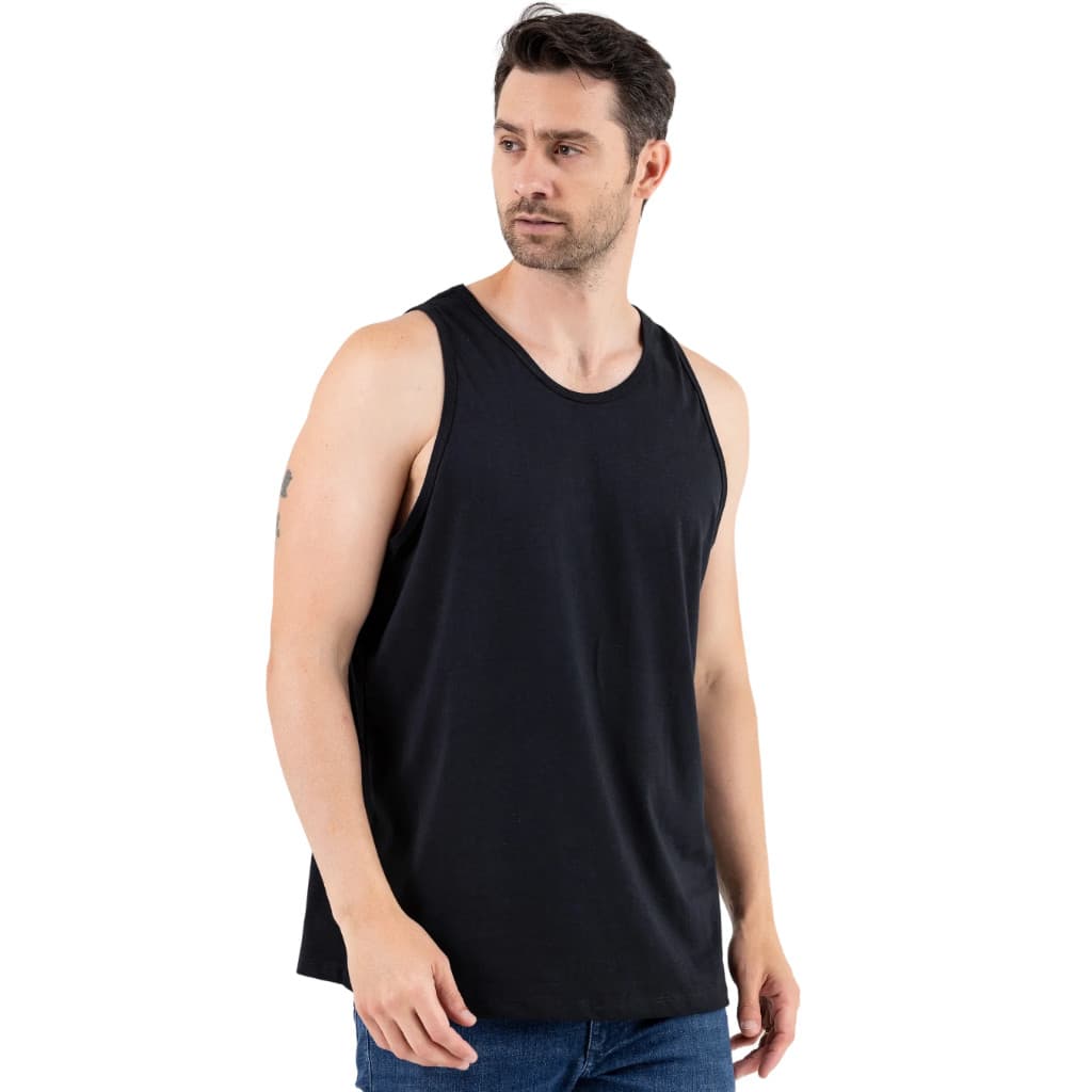 Regata Menos Cavada Masculina Básica 100%  Algodão 30.1