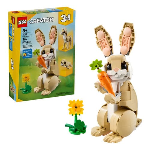 Lego Creator 31162 3 Em 1 - Coelho Adorável 326 Lego Creator