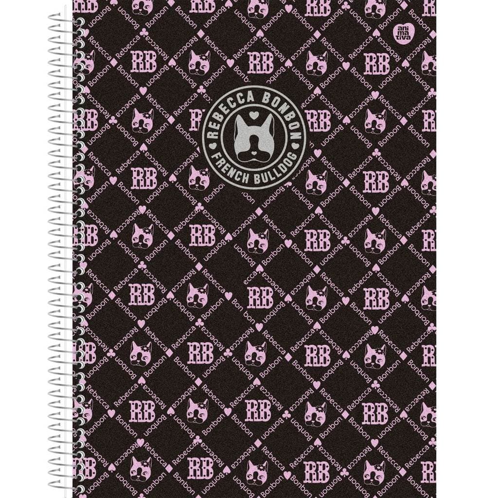 Caderno Rebecca Bonbon Universitário 10M Capa Dura 160Fls