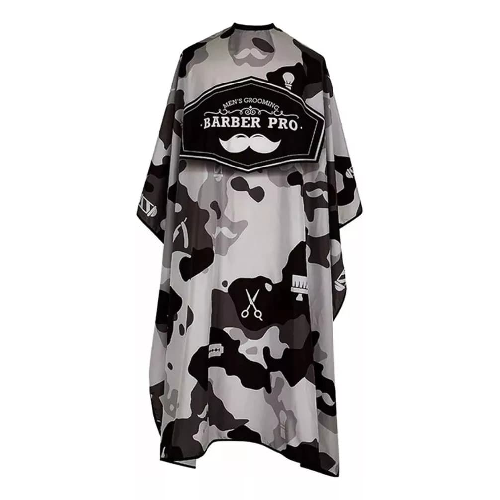 Capa De Corte Profissional Personalizada Camuflada Barbeiro