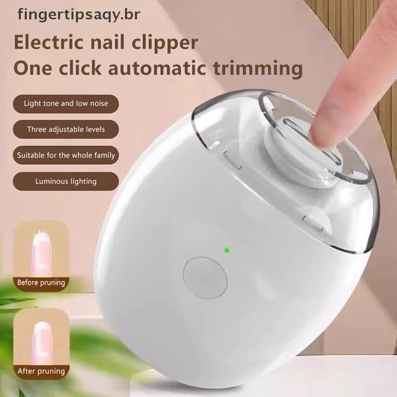 FINGE Elétrico Automático Cortador De Unhas Manicure Aparador Para Adulto Bebê Dedo Do Pé Tesoura Pedicure Apontador ,