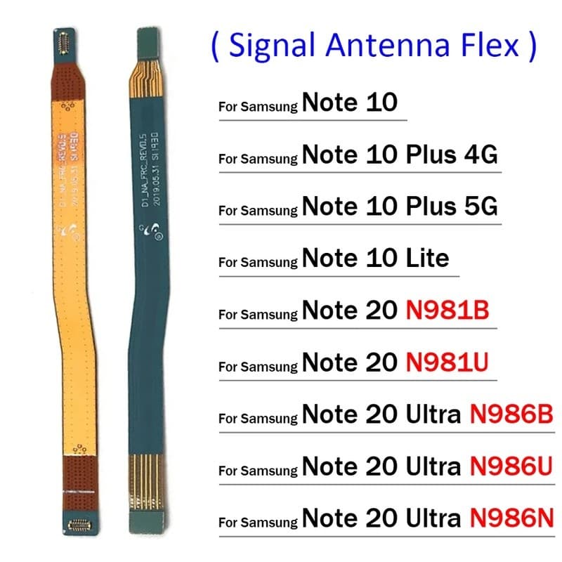 Novo Para Samsung Note 10 Plus Lite/Nota 20 Ultra N981B N981U N986B N986U N986N Antena De Sinal De Rede Wi-Fi Cabo Flexí