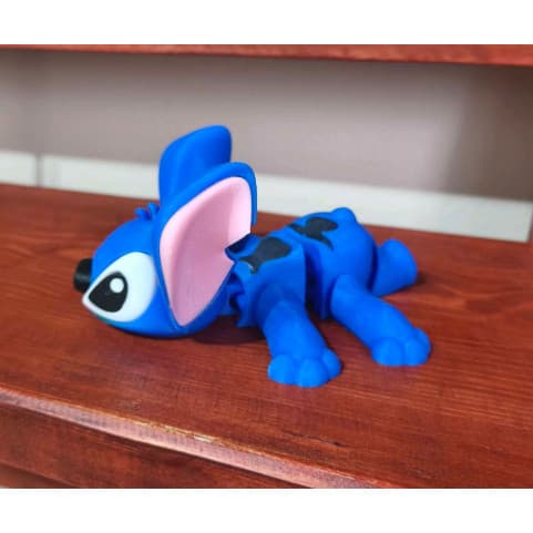 Kit 2 peças Stitch Articulado em Impressão 3D – Brinquedo Decorativo Colecionável