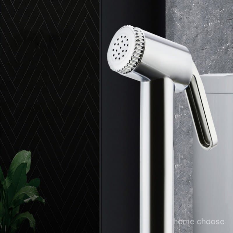 1 Kit Ducha HigiêNica Para Banheiro Completa Luxo Metal Inox NúCleo Da VáLvula De Cobre 1,2m Chuveirinho Promoção