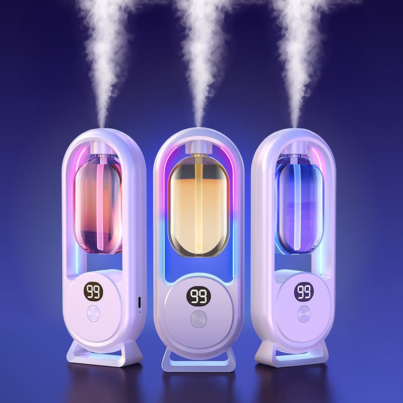 Difusor De aroma Portátil Recarregável , Máquina De Aromaterapia De Óleo Essencial , Ambientador Cronometrado Para Remov