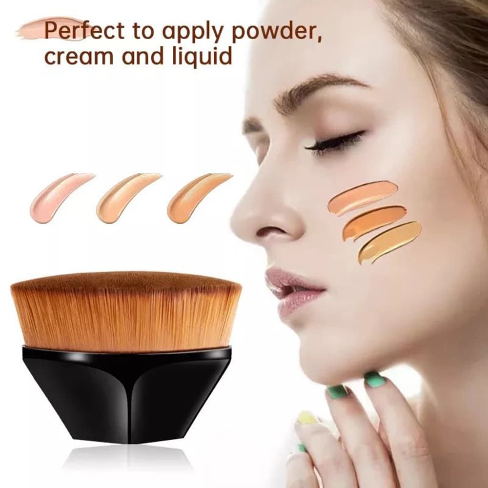 Pincel de Beleza macio e suave para a pele não solta pelos fácil de limpar multifuncional para uso profissional