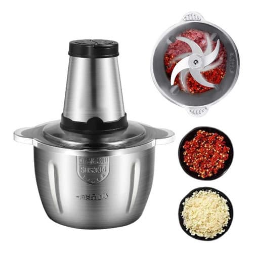 Processador de Alimentos Inox Profissional 2L ou 3L - 110V / 220V Potente