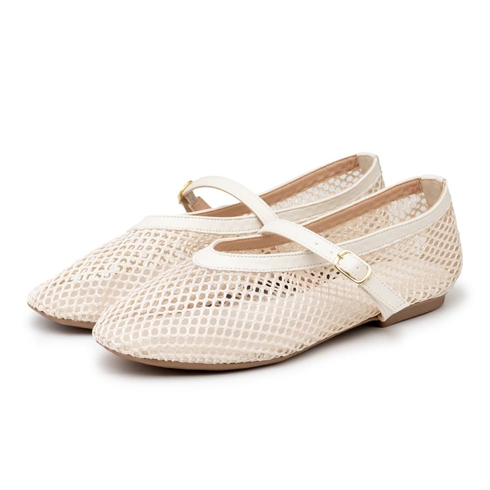 Sapatilha Vazada Boneca Feminino Tira e Fivela Delicado Confortável