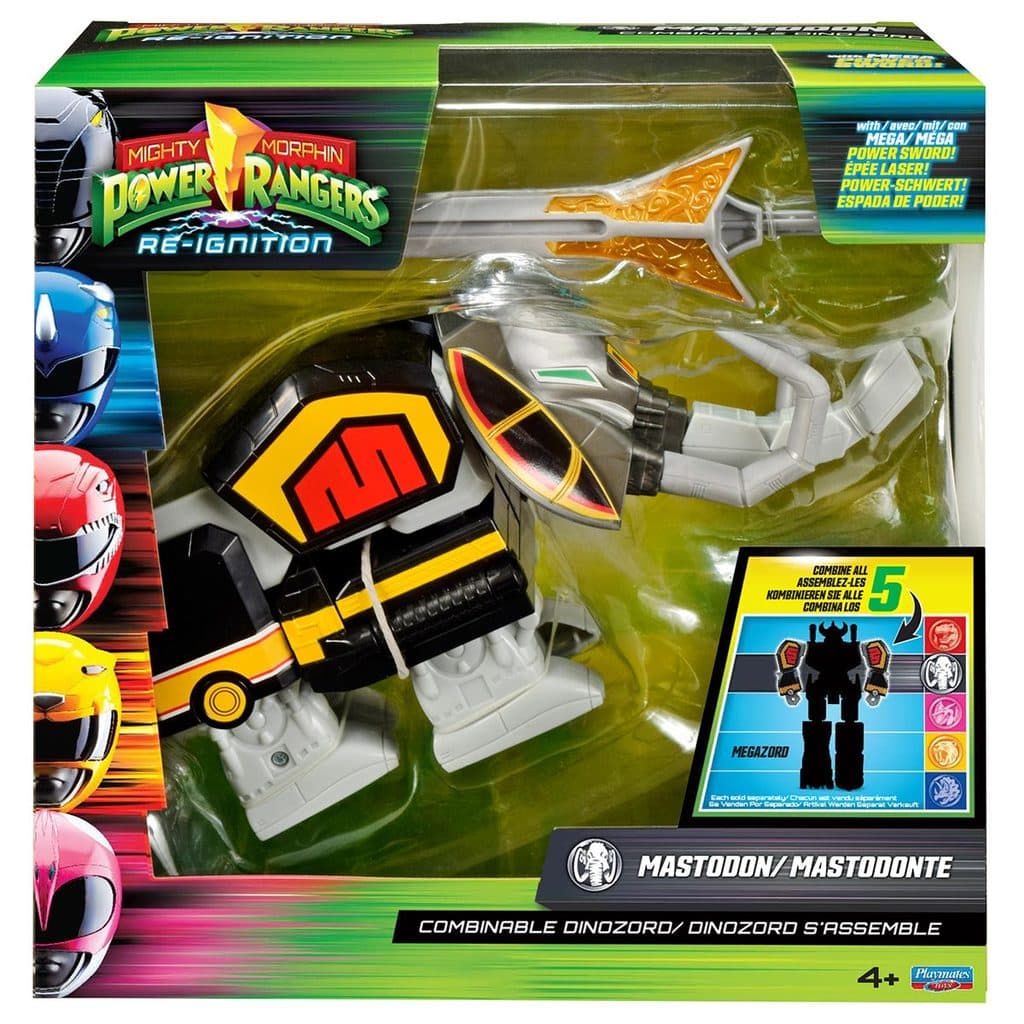Dinozord Mastodonte Combinável - Power Rangers Re-Ignition