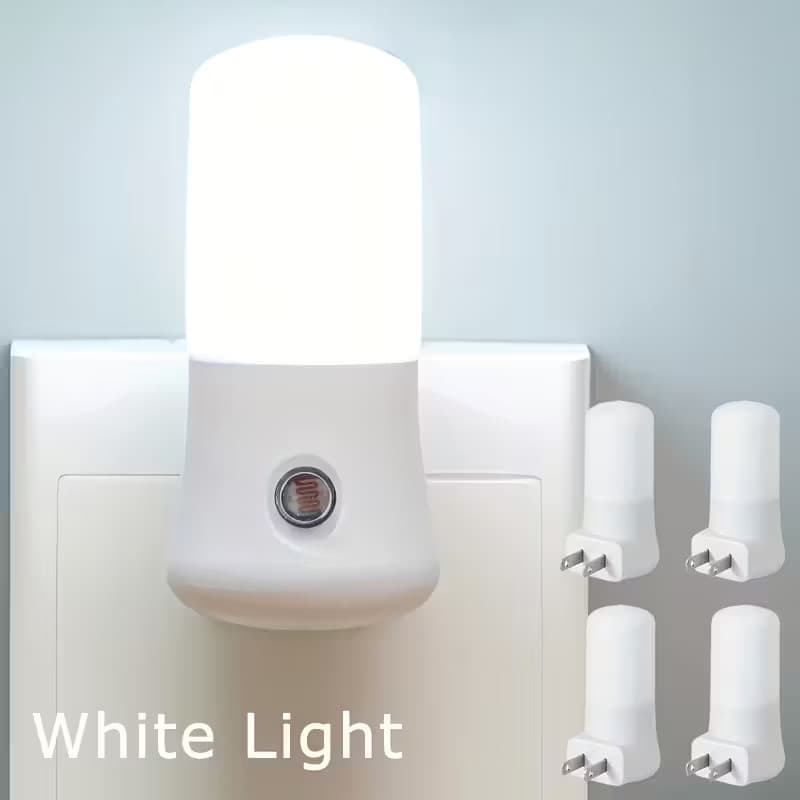 Tomada LED nightlight , Economia De Energia De 0.5 W , Lâmpada De Indução De Controle De Luz Inteligente .