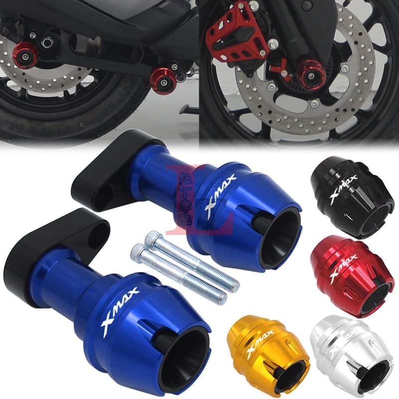 Adequado para Yamaha XMAX300 25-26 bola de escape modificada resistente a choques coluna Anti-reversa choque da roda dia