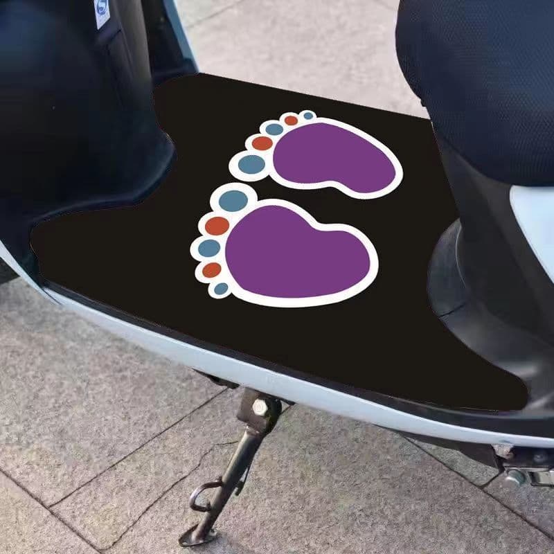 💦Tapete universal para scooter elétrico, cortável livremente, à prova d'água, fixo, antiderrapante, anti-deslizamento A