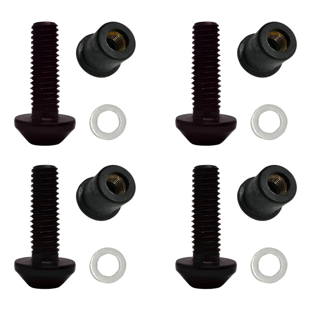 4 Parafusos Bolha Nmax 160 De Aço Com Buchas