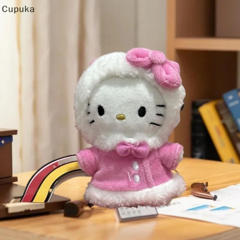 Cupuka Bonito Sanrio Olá Kitty Boneca De Pelúcia Brinquedo Chaveiro Pingente Saco Pendurado Ornamentos Feminino Saia Ros