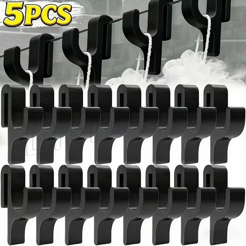 Porta-Toalhas De Chuveiro 3D-Cabide Para Roupas Domésticas Rack Robe-Sem Broca Gancho À Prova D'água-Suporte Toalha De V