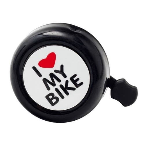 Buzina campainha trim trim preta i love my bike