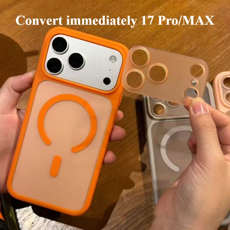 Interruptor Imediato Para 17 Pro Max Sucção Magnética Sensível À Pele IPhone 17 16 15 14 13 Ar Prova De Choque Mudança I