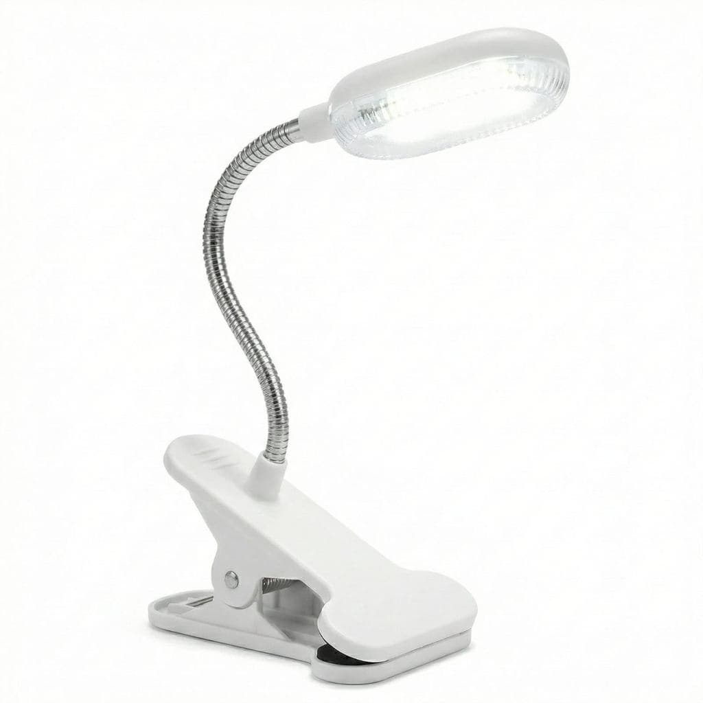 Luminária De Mesa (Mini) Led Flexível 360° Articulada Para Estudo Leitura ,Lâmpada de leitura de LED