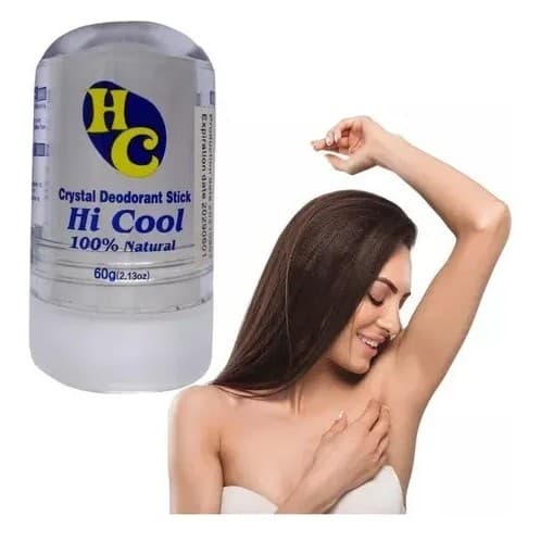 Cristal Pedra Sal Desodorante Unisex Hi Cool