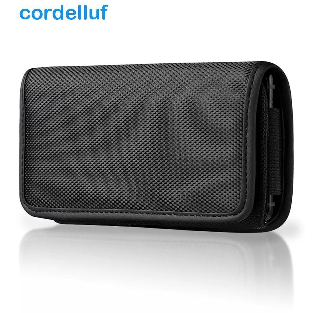 CORDELLUF Bolsa De Cintura Para Telefone Pano Oxford Universal De 3.5-6.3 Polegadas Com Clipe Cinto