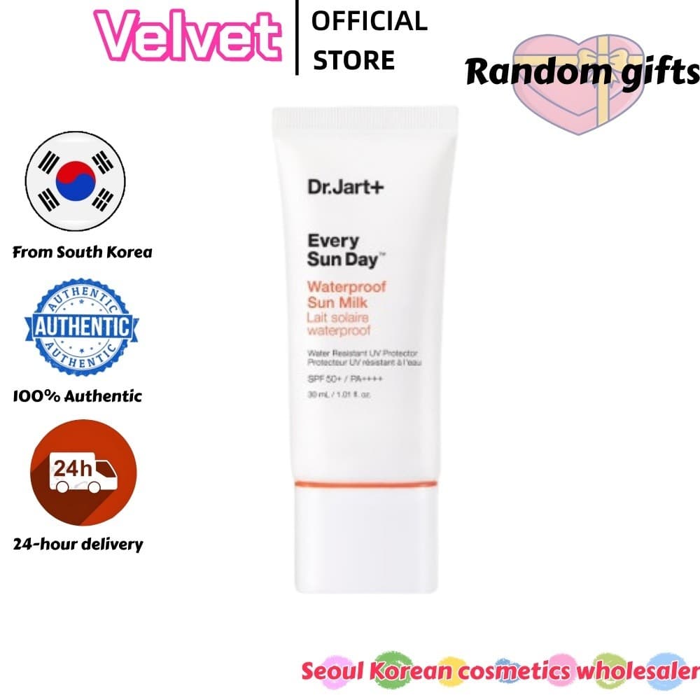[Dr.Jart+] Every Sun Day Leite Solar à Prova d'Água SPF50+ PA++++ 30ml/Hidratante e Proteção UV