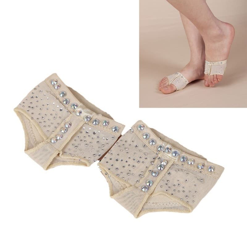 blg 1 Par Sapatos Dança Sola, 5 Furos, Cuecas Para Pés, Contemporâneas Do Ventre