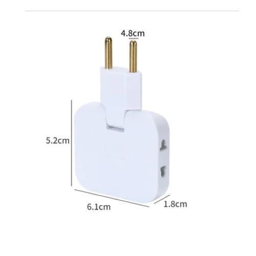 Adaptador Benjamin Dobrável 3 Saídas  Distribuidora Galante WE HOPE