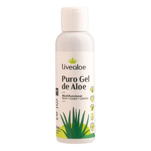 Puro Gel De Babosa Orgânico - Live Aloe 60ml