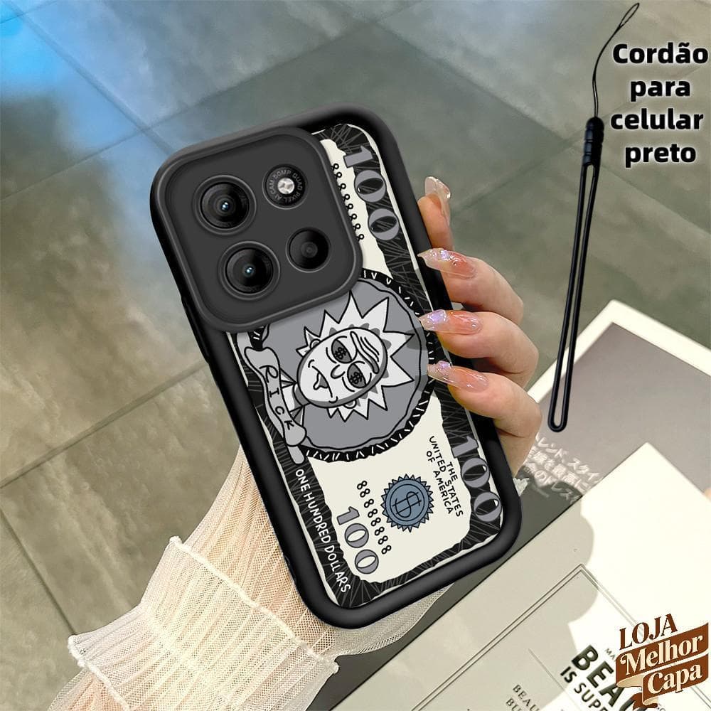 Capinha Com Anime Rick Morty Capa De Telefone Macia Para Motorola Moto G15 Silicone Capas Protetora Normal Case 5299 TYB
