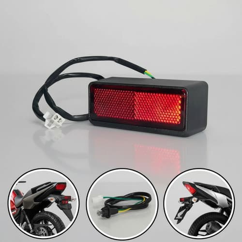 Olho De Gato Luz Placa Para Titan Fan Start 160 Plasmoto