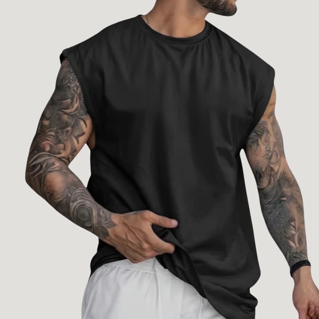 Regata Oversized Lisa Machão Básica Streetwear 100% Algodão CS