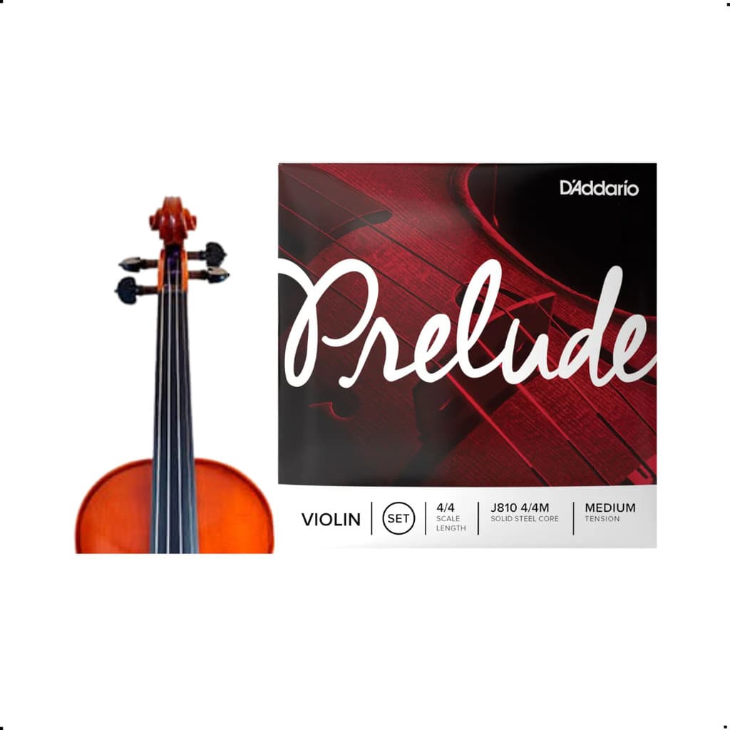 Encordoamento Cordas para Violino D'addario Prelude J810 Tensão Média