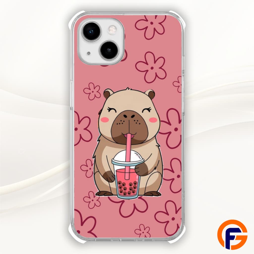 CAPA iPhone 11, iPhone 12, iPhone 13 ,iPhone 14, iPhone 15,CAPINHA CAPYBARA BICHINHOS FOFOS VAQUINHA