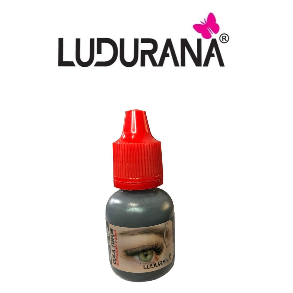 Cola De Cílios Tufos 10ml - Ludurana Preto