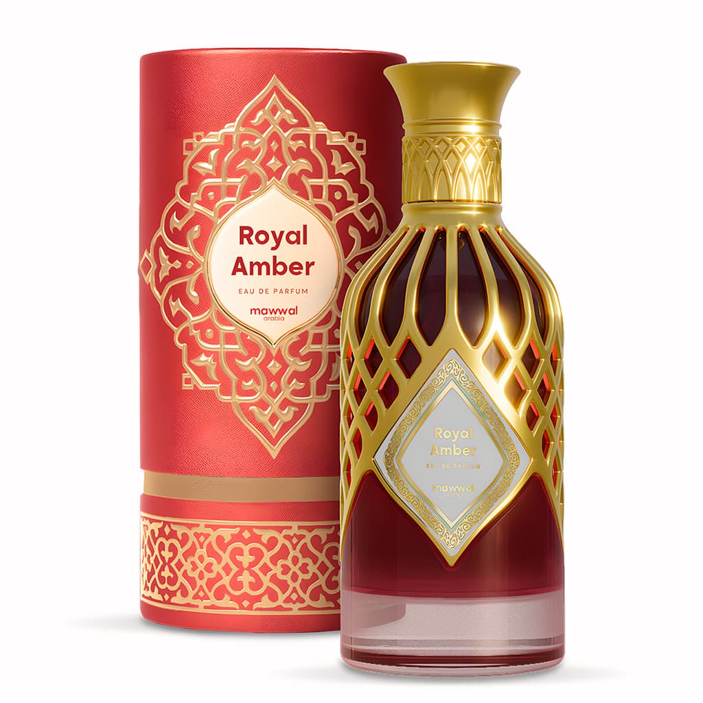 Perfume Árabe Mawwal Royal Amber Unissex 100ml Eau de Parfum