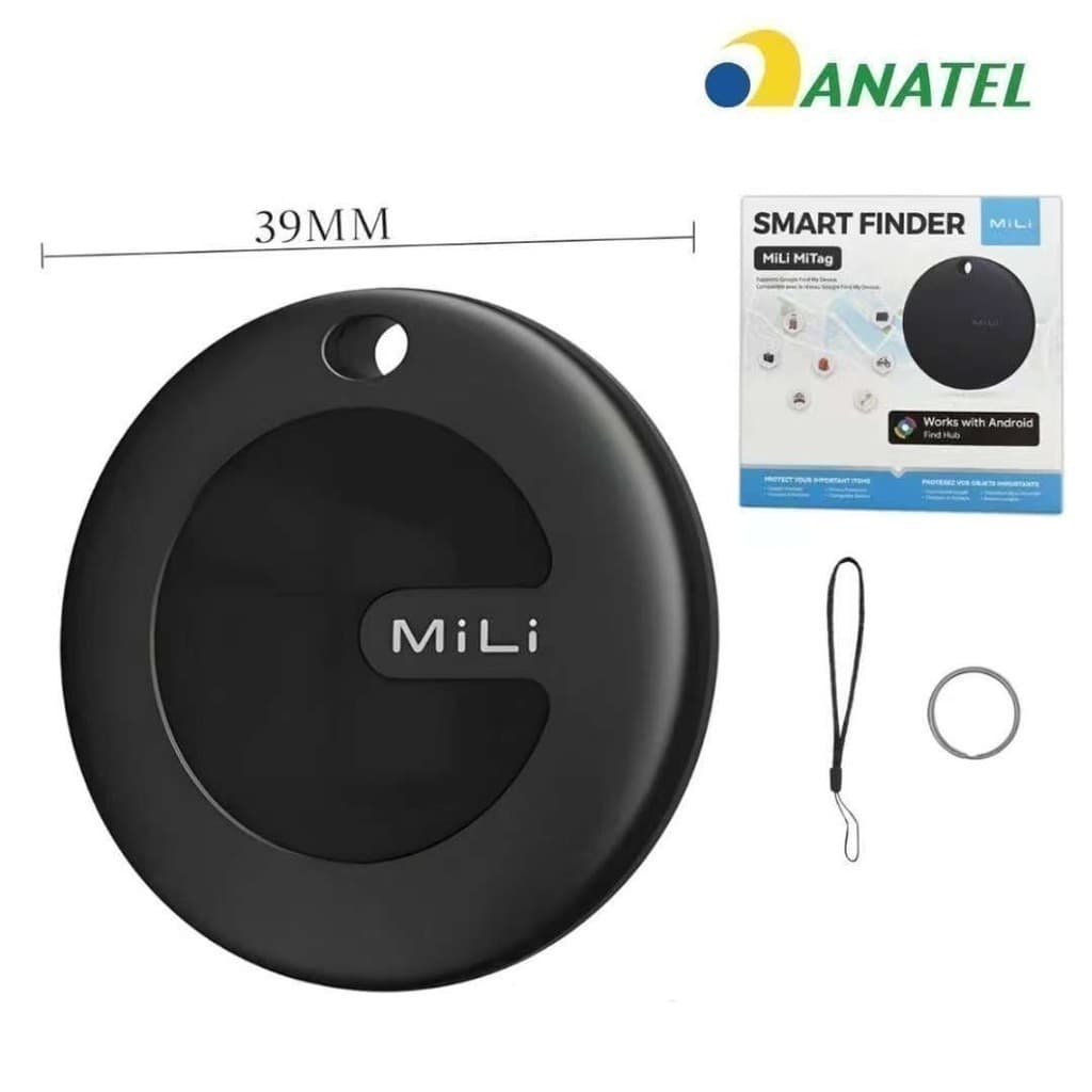 Localizador Bluetooth Smart Finder MiLi Anti Perda Rastreador Android Chaves Bolsa GPS Tag