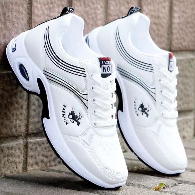 2025 Novos Calçados Esportivos Casuais Masculinos De Couro , Sapatos De Viagem Brancos Da Moda