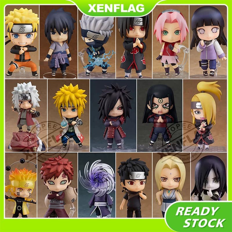 NARUTO Nendoroid # 707 Uchiha Sasuke Haruno Sakura Madara Itachi Jiraiya Figura Coleção De Pvc Modelo Brinquedo Presente