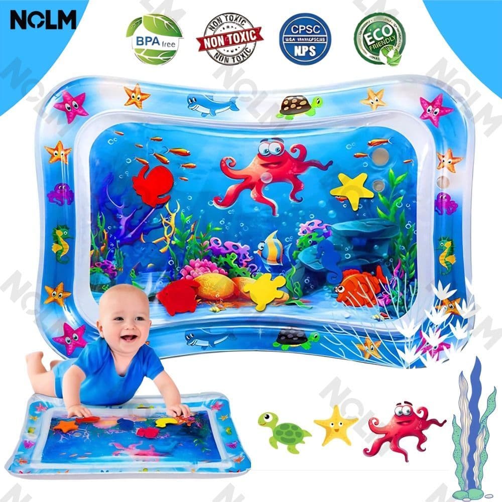Tapete Inflável Bebê Água Atividade Criança Brinca Brinquedo-NOLM