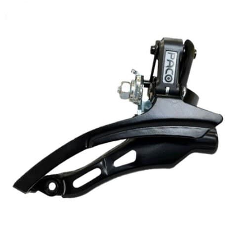 Cambio dianteiro top pull (cabo puxa por cima) 31.8mm preto até 42 dentes 0104EB