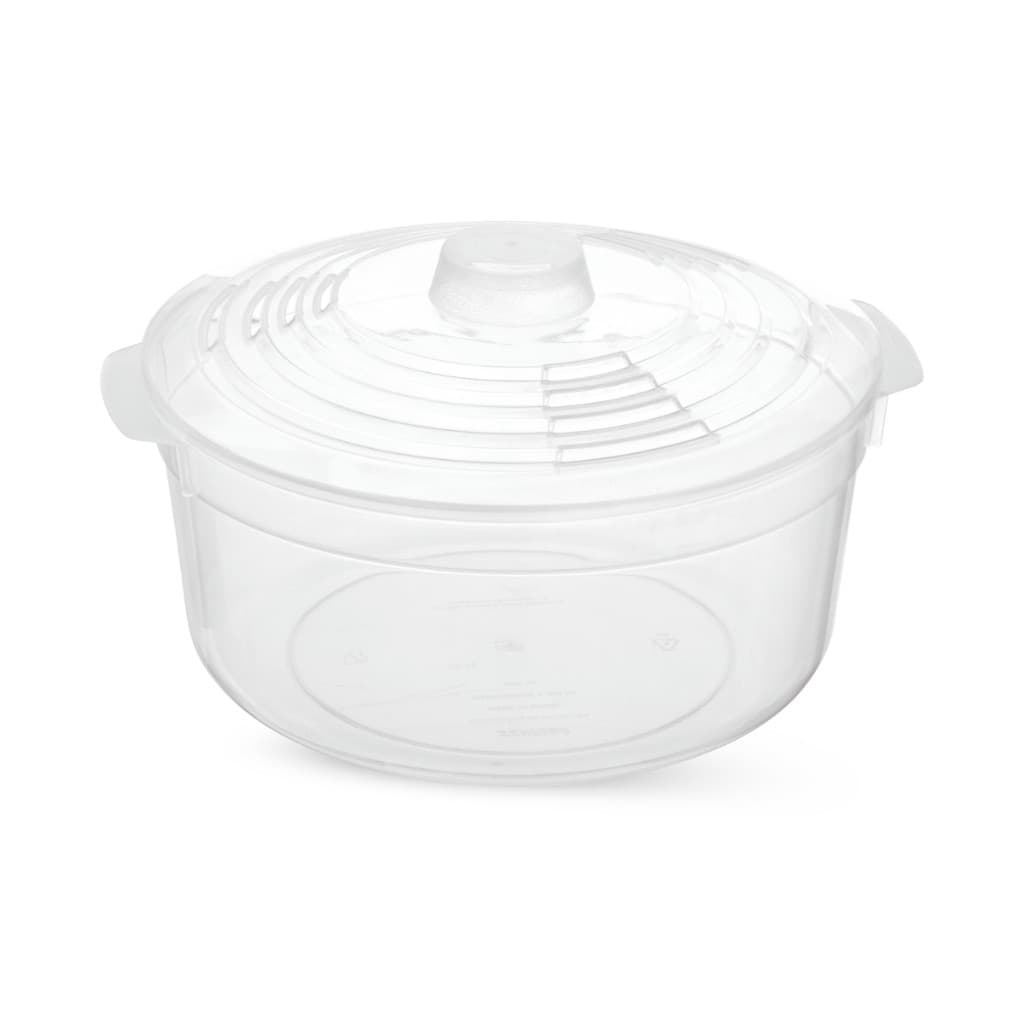 Panela de Arroz Própria Para Micro-ondas Transparente 2,5L
